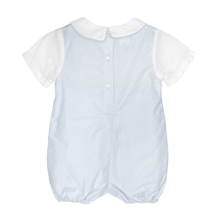 Romper with Side tabs and Pintucks - Petit Ami &amp; Zubels All Baby! Romper