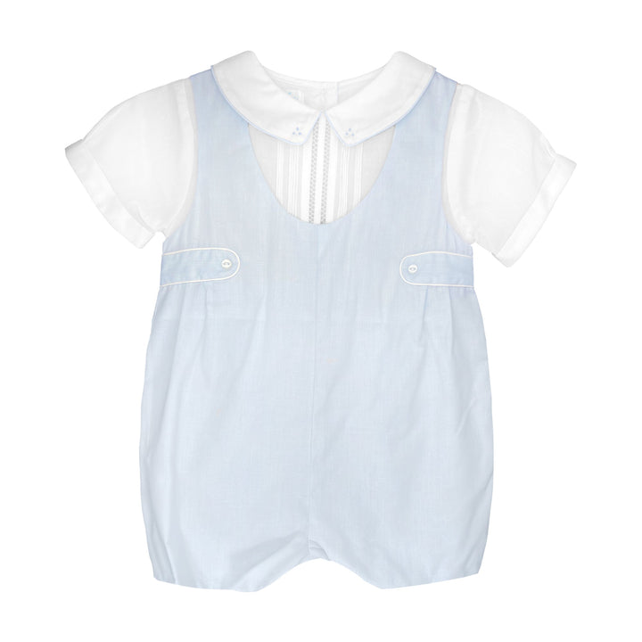 Romper with Side tabs and Pintucks - Petit Ami &amp; Zubels All Baby! Romper