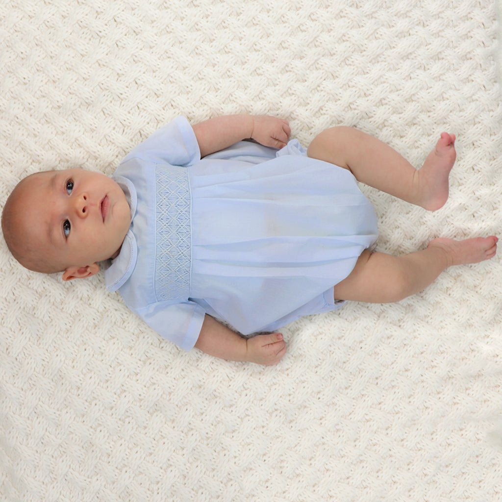 Romper with Smocking - Petit Ami &amp; Zubels All Baby! Romper