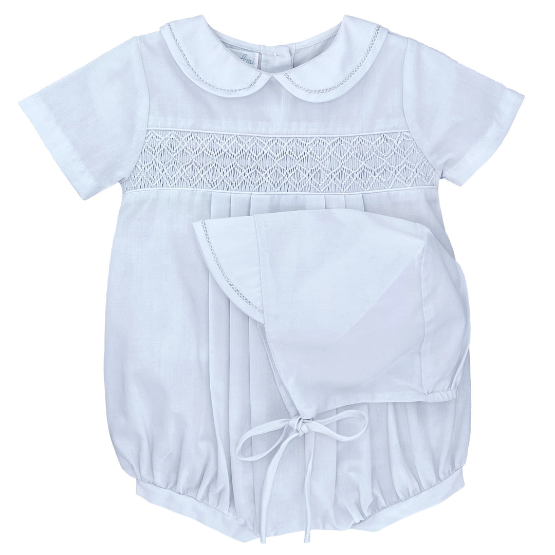 Romper with Smocking - Petit Ami & Zubels All Baby! Romper