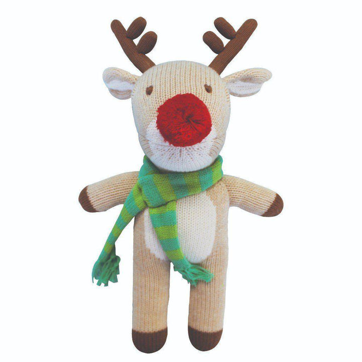 Rooney the Reindeer Knit Doll - Petit Ami &amp; Zubels All Baby! Toy
