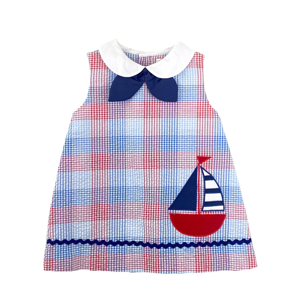Sailboat Applique Dress - Petit Ami & Zubels All Baby! Dress