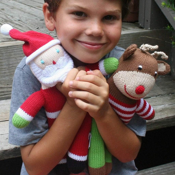 Santa Claus Knit Doll - Petit Ami &amp; Zubels All Baby! Toy
