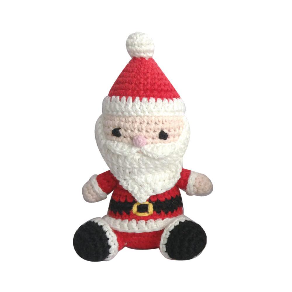 Santa Hand Crochet Rattle - Petit Ami & Zubels All Baby! Toy