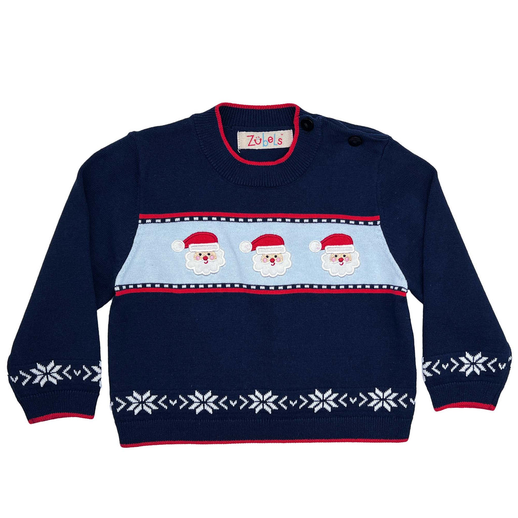 Santa Knit Sweater - Petit Ami & Zubels All Baby! Sweater