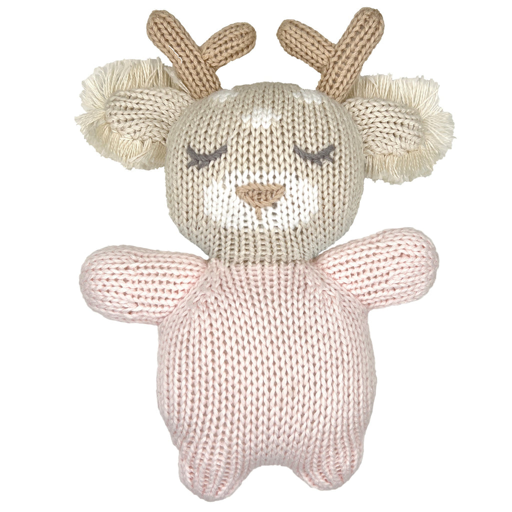 Shuggie the Fawn Knit Zubaby Doll - Petit Ami & Zubels All Baby! Toy