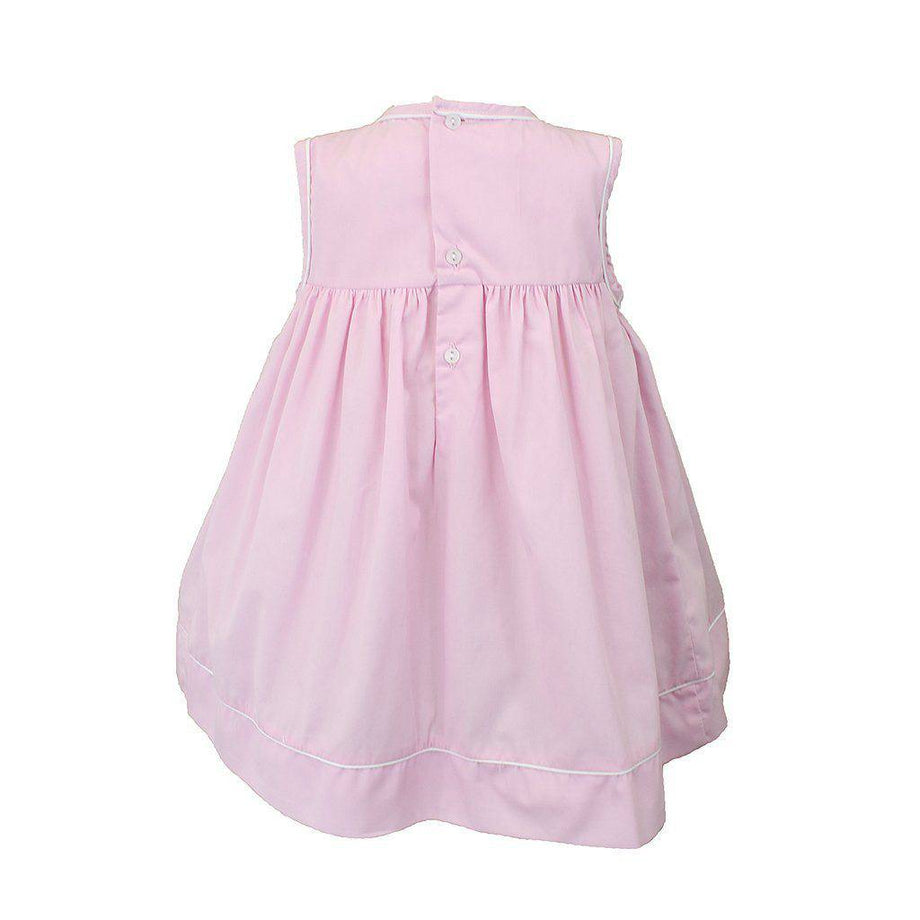 Shop for Sleeveless Fully Smocked Dress with Pearls online