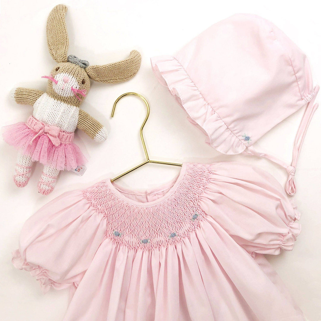 Smocked Daygown with Raglan Embroidery - Petit Ami &amp; Zubels All Baby! Dress