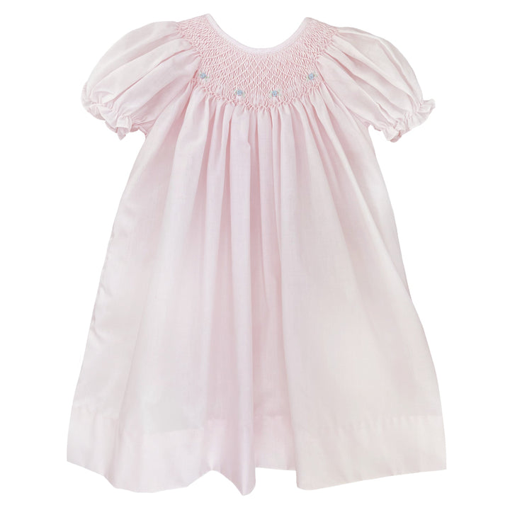 Smocked Daygown with Raglan Embroidery - Petit Ami &amp; Zubels All Baby! Dress