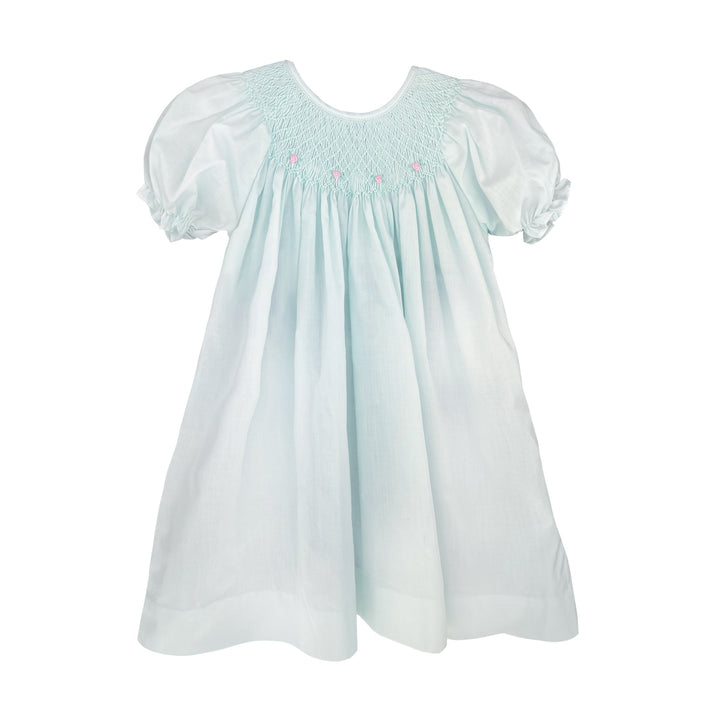 Smocked Daygown with Raglan Embroidery - Petit Ami &amp; Zubels All Baby! Dress