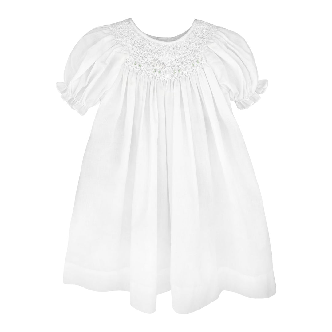 Smocked Daygown with Raglan Embroidery - Petit Ami &amp; Zubels All Baby! Dress