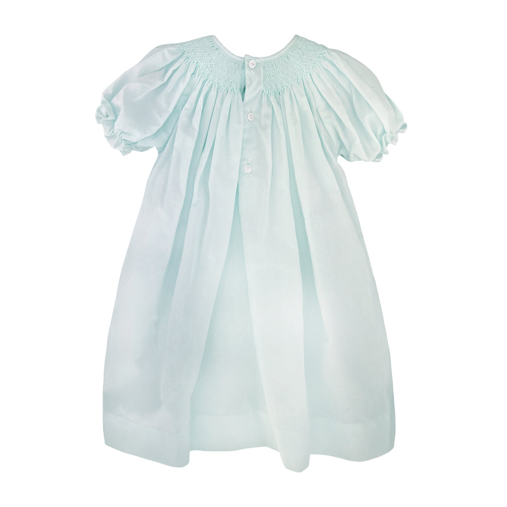 Smocked Daygown with Raglan Embroidery - Petit Ami & Zubels All Baby! Dress