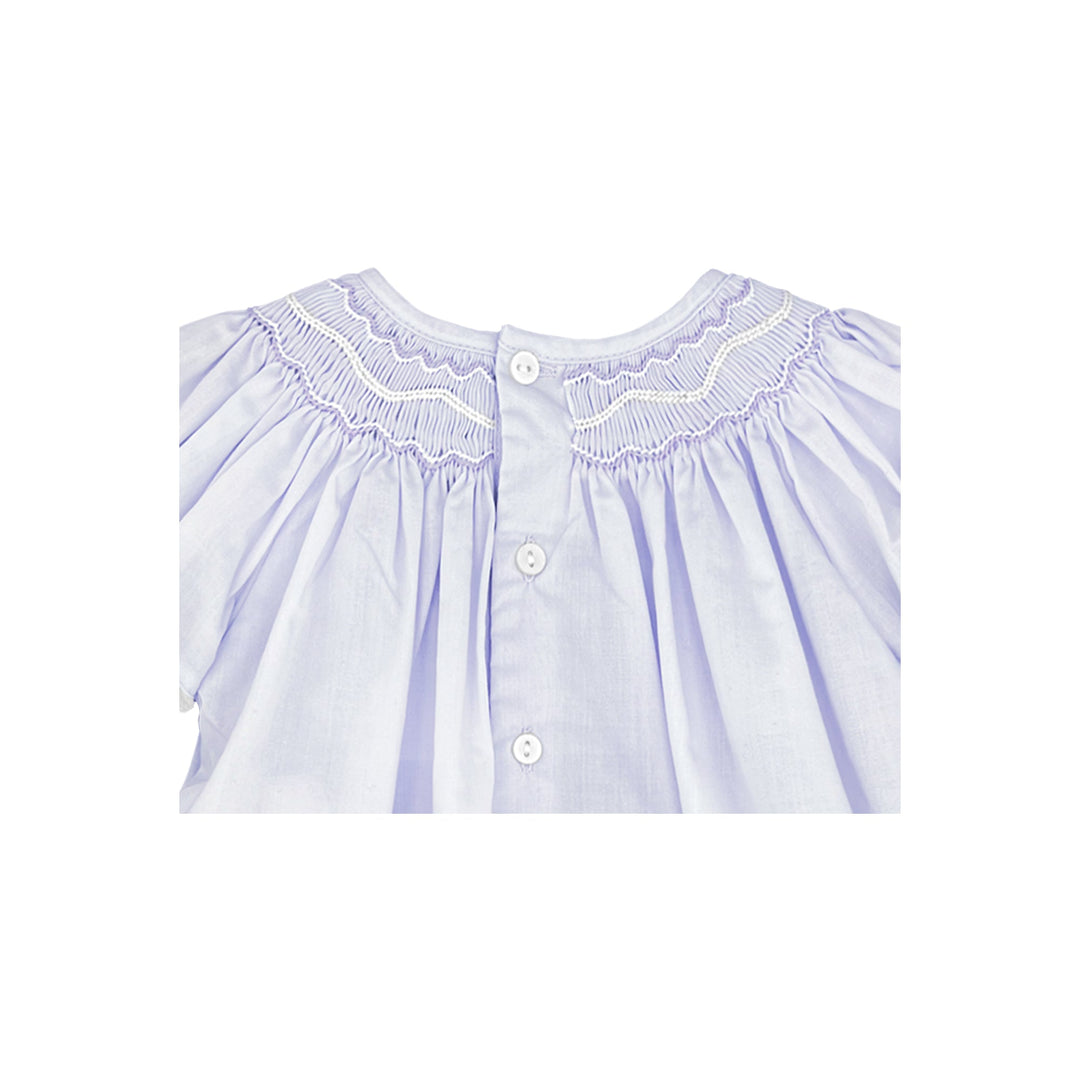 Smocked Daygown with Voile Insert - Petit Ami &amp; Zubels All Baby! Dress