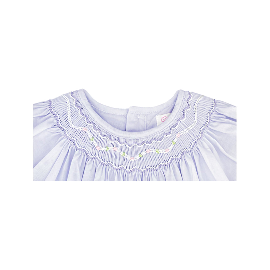 Smocked Daygown with Voile Insert - Petit Ami &amp; Zubels All Baby! Dress