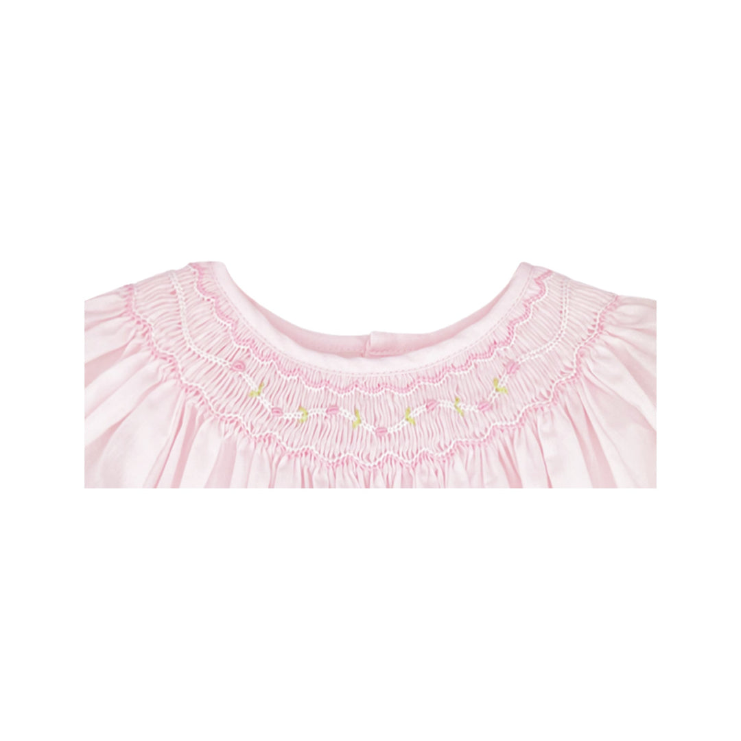 Smocked Daygown with Voile Insert - Petit Ami &amp; Zubels All Baby! Dress