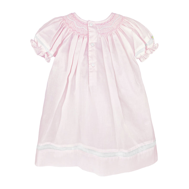 Smocked Daygown with Voile Insert - Petit Ami &amp; Zubels All Baby! Dress