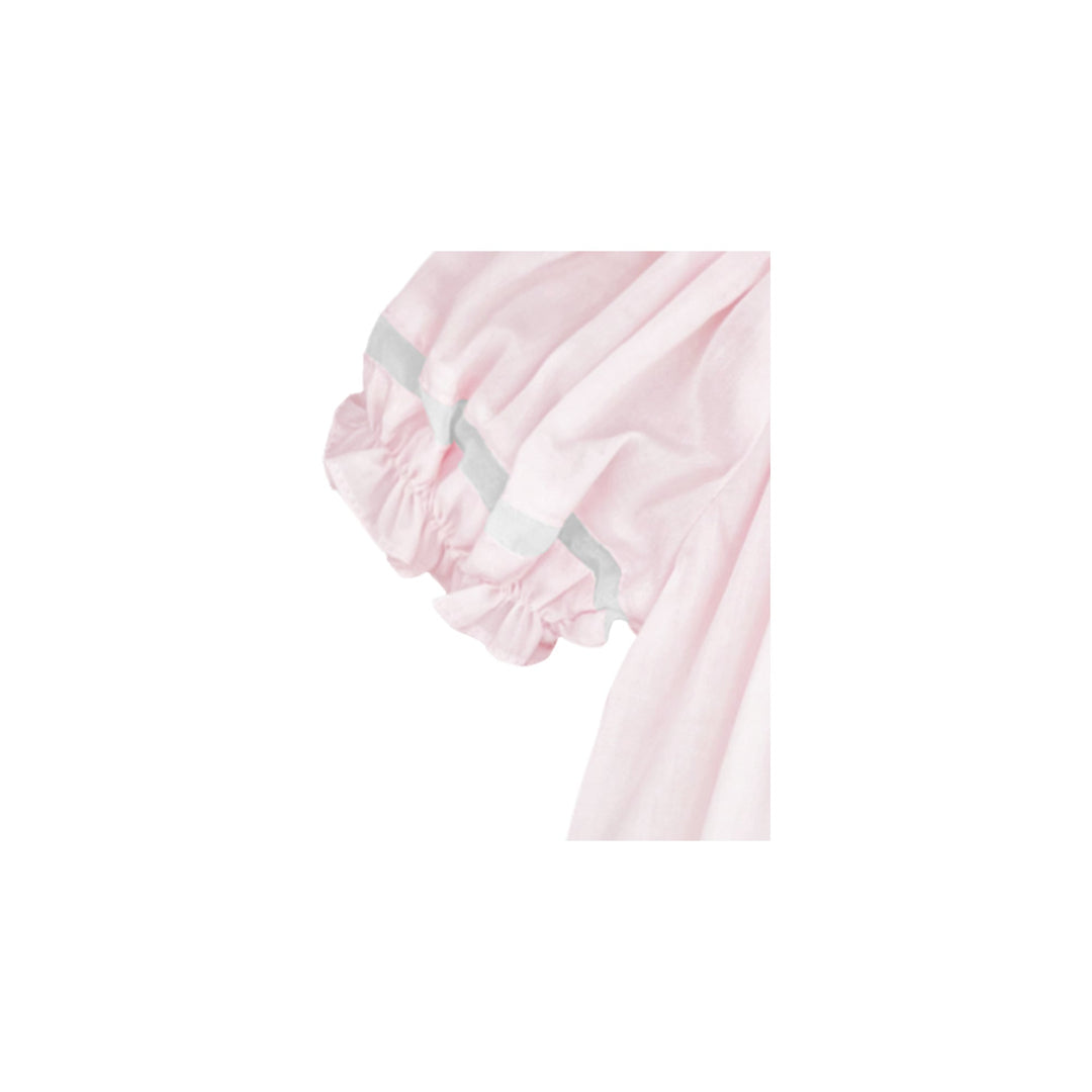 Smocked Daygown with Voile Insert - Petit Ami &amp; Zubels All Baby! Dress