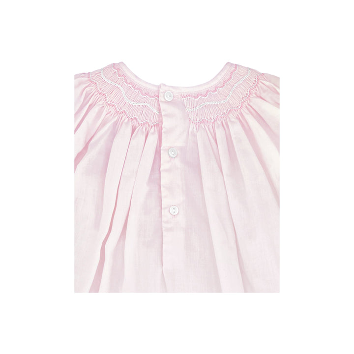 Smocked Daygown with Voile Insert - Petit Ami &amp; Zubels All Baby! Dress