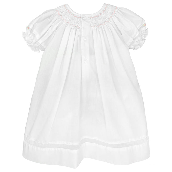 Smocked Daygown with Voile Insert - Petit Ami &amp; Zubels All Baby! Dress