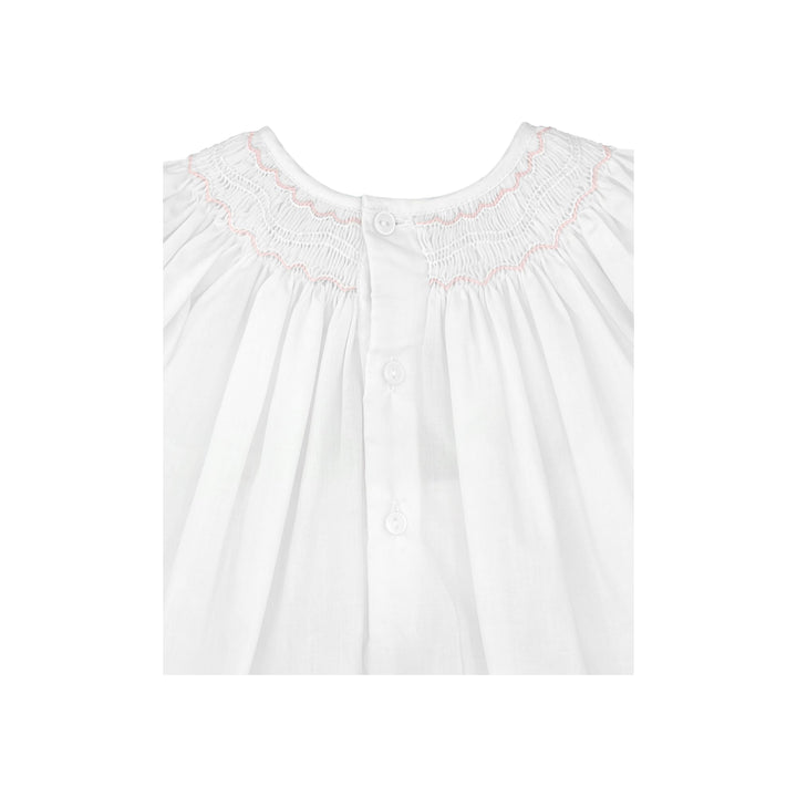 Smocked Daygown with Voile Insert - Petit Ami &amp; Zubels All Baby! Dress