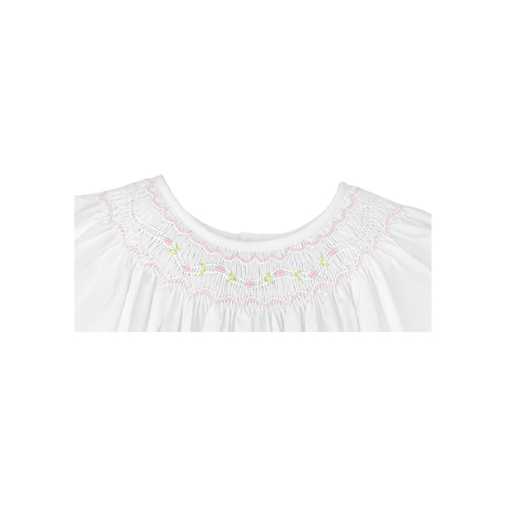 Smocked Daygown with Voile Insert - Petit Ami &amp; Zubels All Baby! Dress
