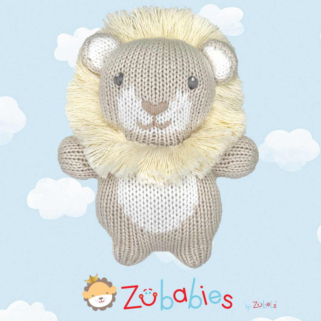 Snookie the Lion Cub Knit Zubaby Doll - Petit Ami &amp; Zubels All Baby! Toy
