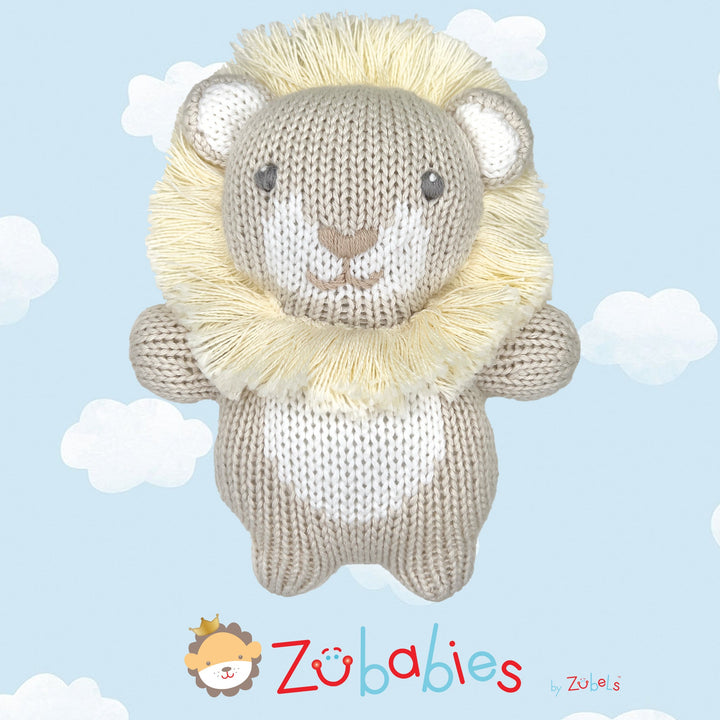Snookie the Lion Cub Knit Zubaby Doll - Petit Ami &amp; Zubels All Baby! Toy