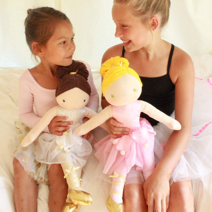 Sophia the Dancing Darling Woven Ballerina Doll - Petit Ami &amp; Zubels All Baby! Woven Doll