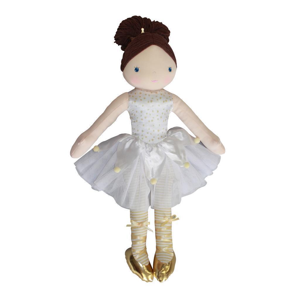 Sophia the Dancing Darling Woven Ballerina Doll - Petit Ami & Zubels All Baby! Woven Doll