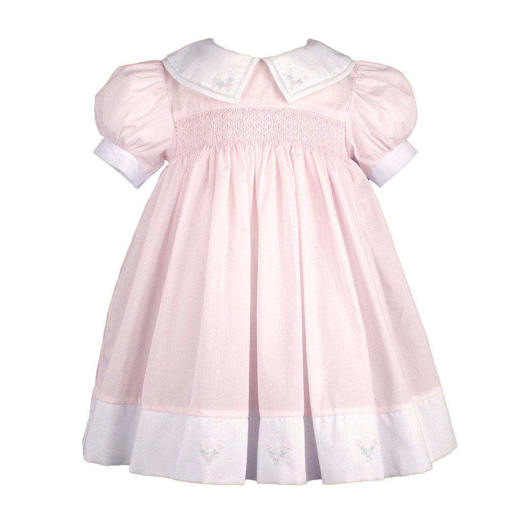 Split Collar Smocked Dress - Petit Ami & Zubels All Baby! Dress