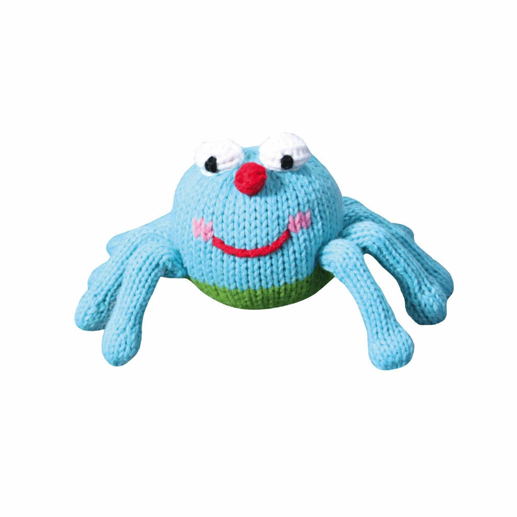 Stanley the Spider Knit Rattle - Petit Ami & Zubels All Baby! Toy