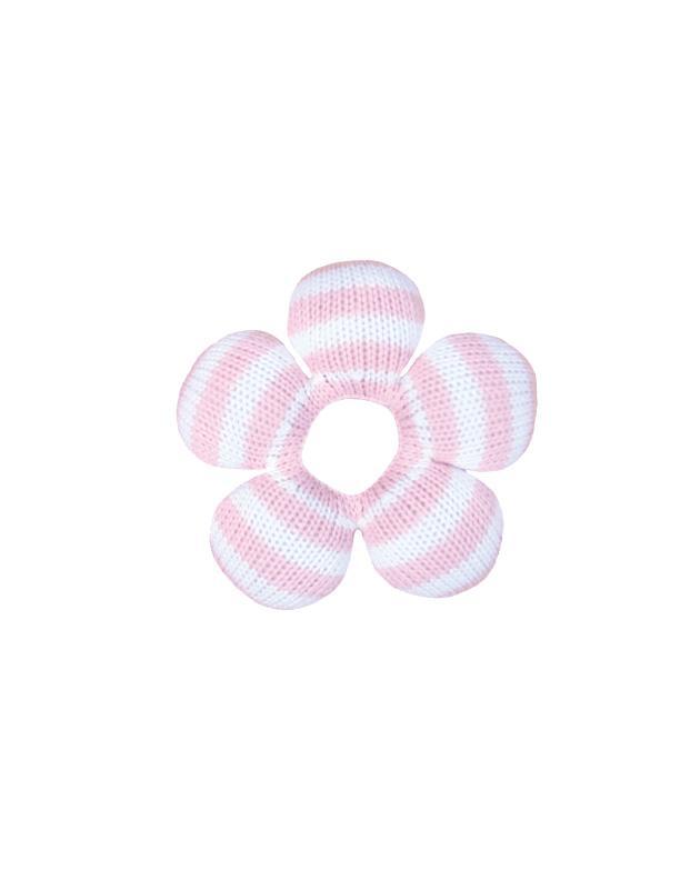 Star Knit Rattle in Pink - Petit Ami & Zubels All Baby! Toy
