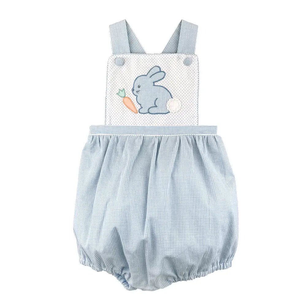 Sunbubble with Bunny & Carrot Appliques - Petit Ami & Zubels All Baby! Romper