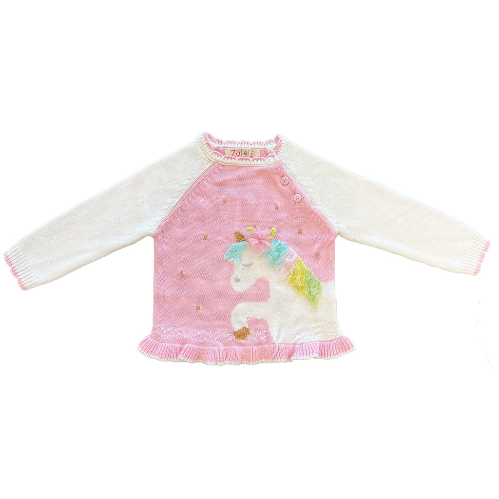 Unicorn Knit Sweater - Petit Ami & Zubels All Baby! Sweater