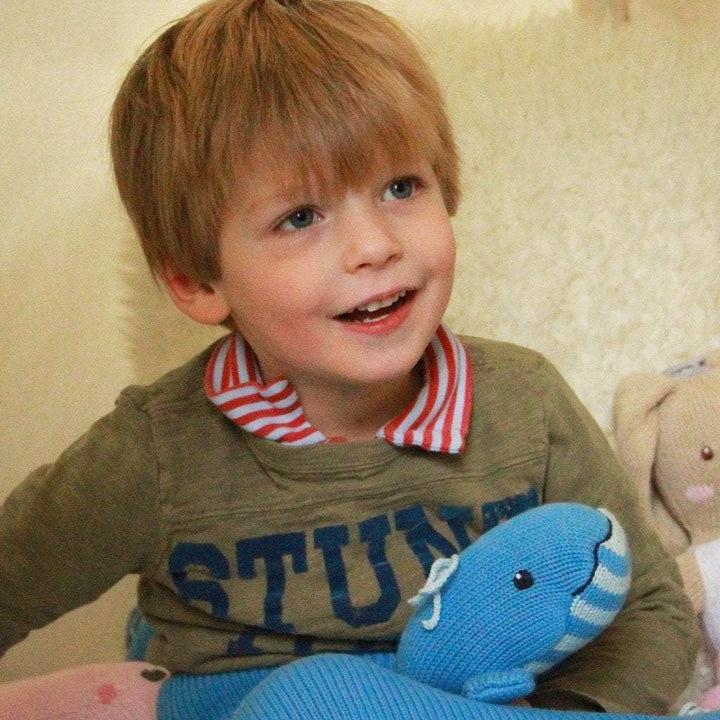 Wally The Whale Knit Doll - Petit Ami &amp; Zubels All Baby! Toy