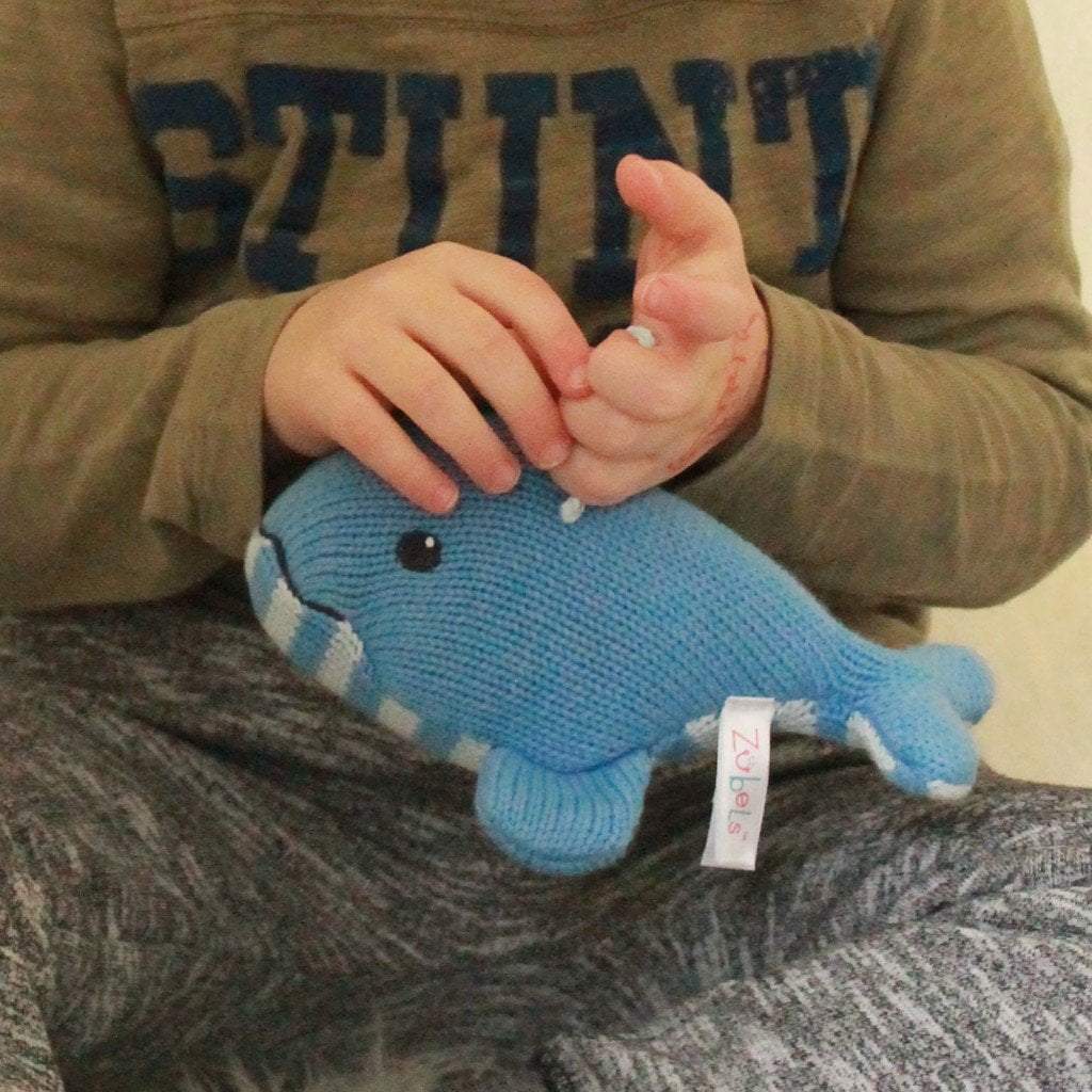 Wally The Whale Knit Doll - Petit Ami &amp; Zubels All Baby! Toy