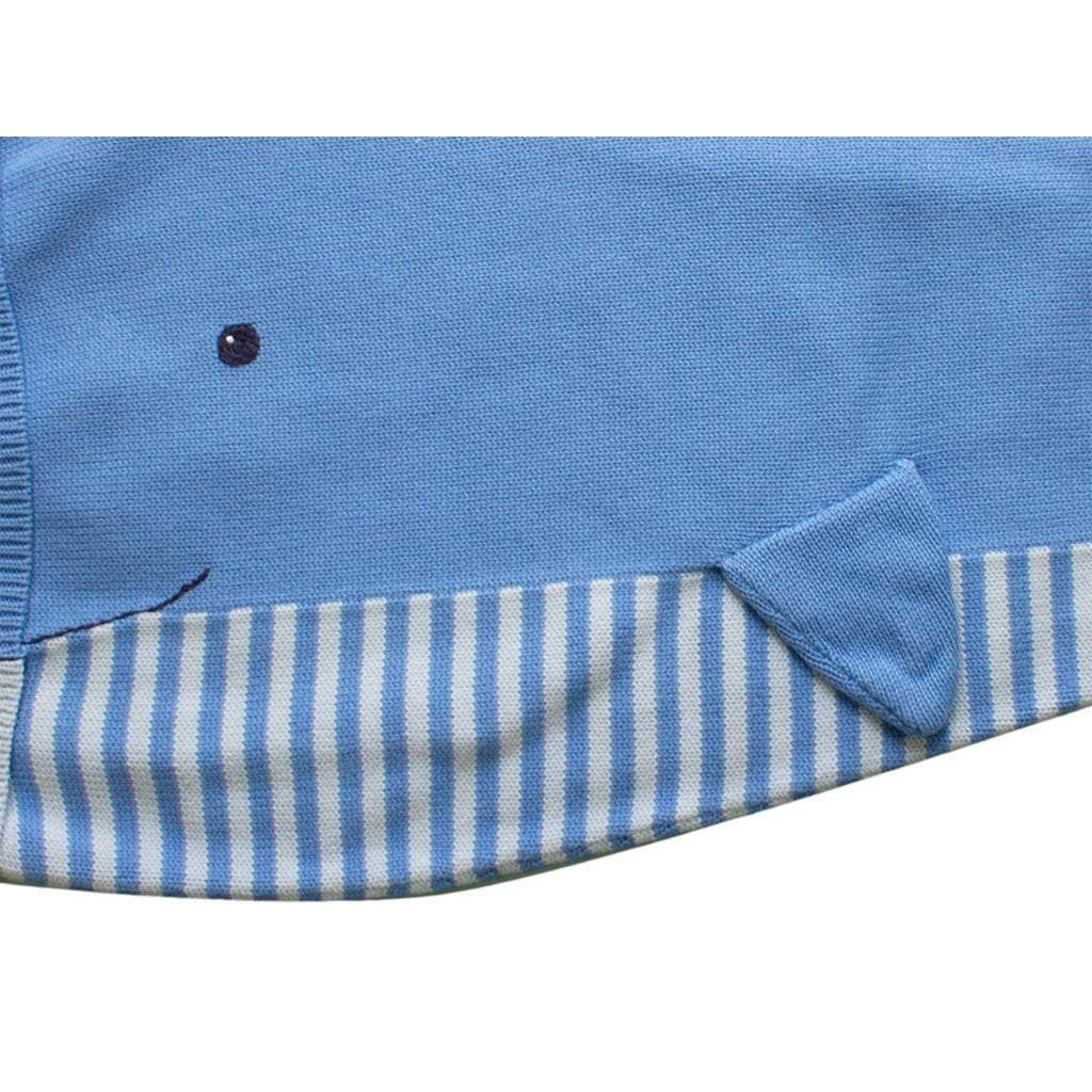 Whale Knit Blanket - Petit Ami & Zubels All Baby! Blanket