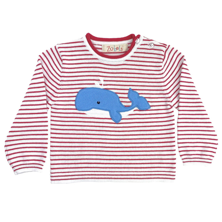 Whale Lightweight Knit Sweater - Petit Ami &amp; Zubels All Baby! Sweater