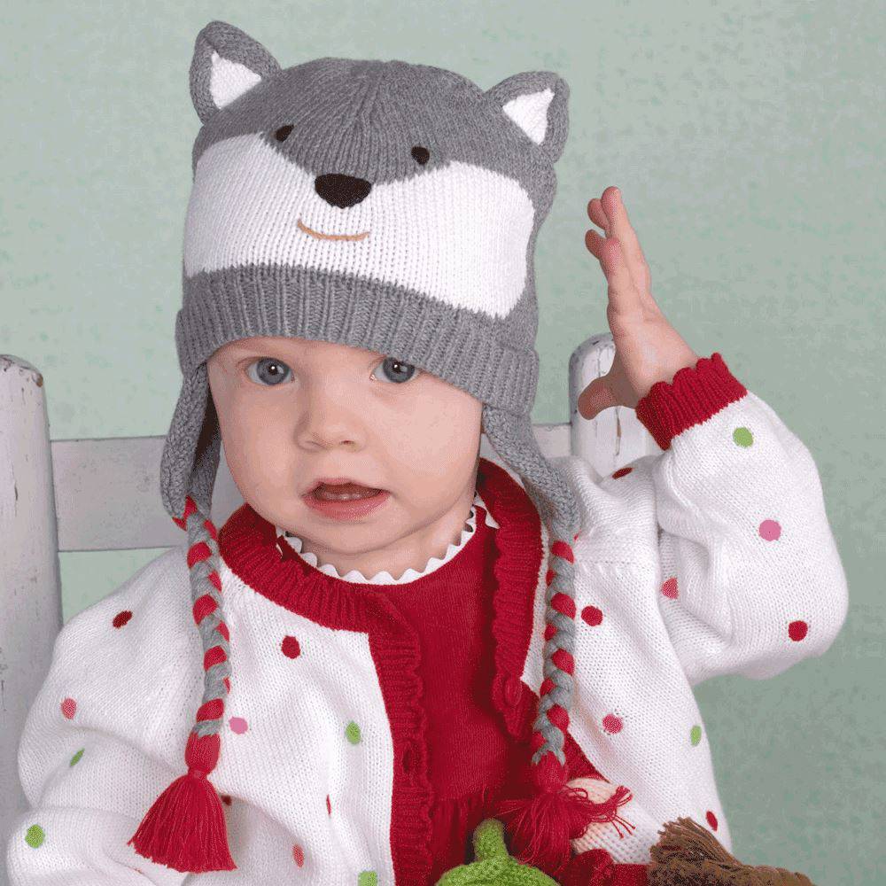 Wolf Knit Hat - Petit Ami & Zubels All Baby! Hat