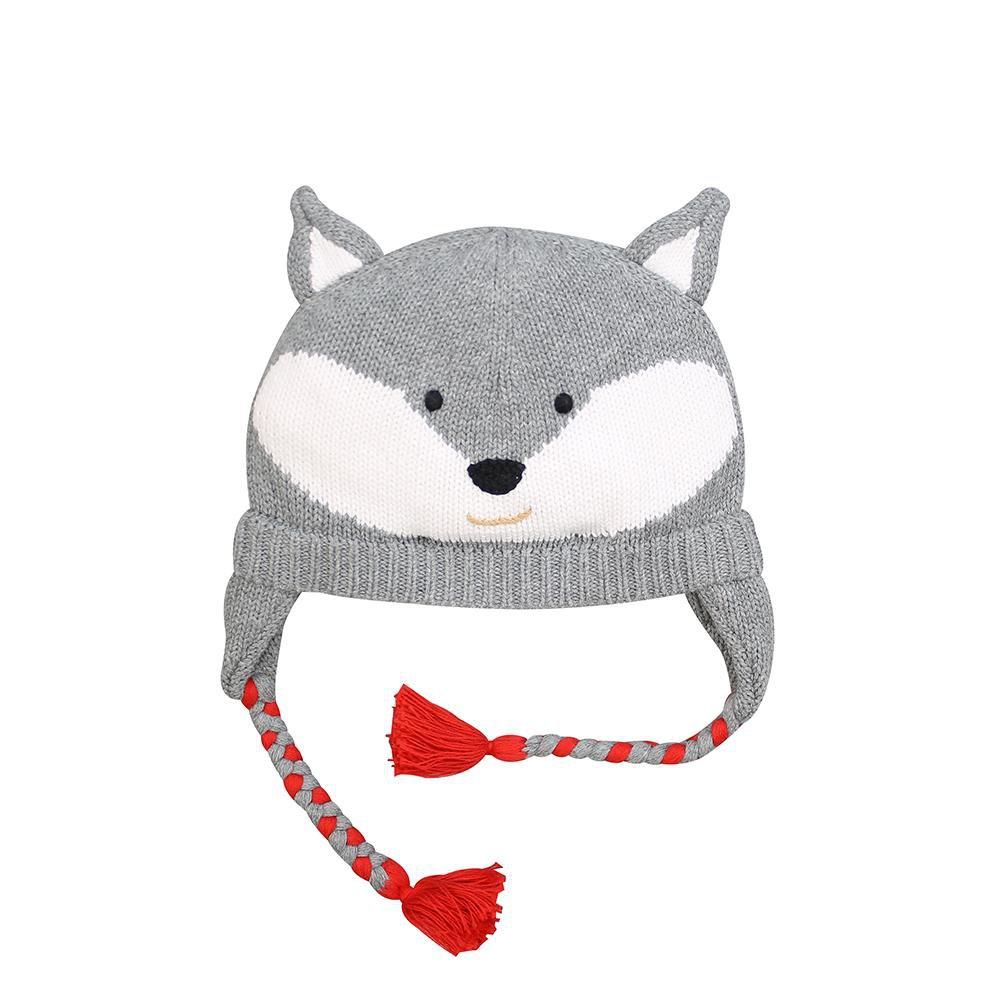 Wolf Knit Hat - Petit Ami & Zubels All Baby! Hat