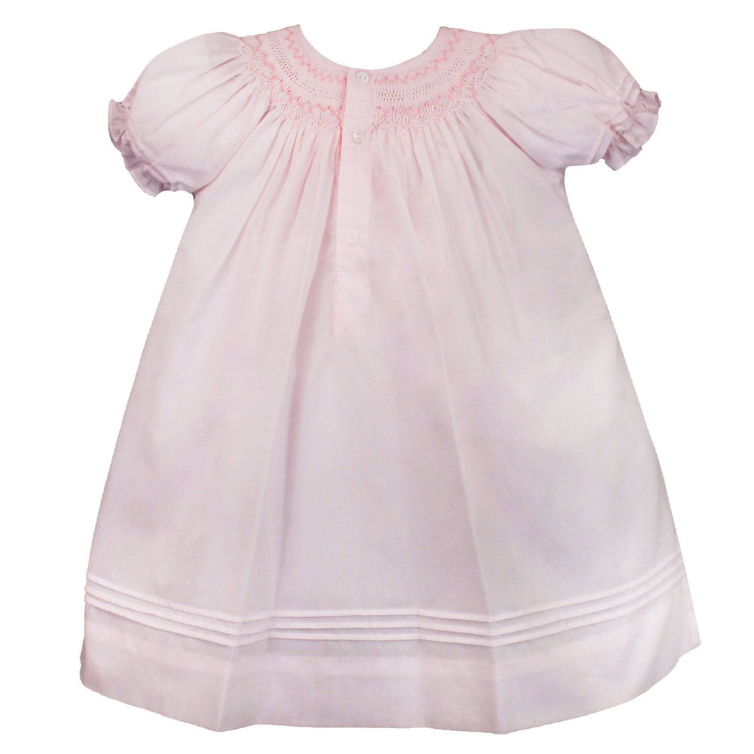 Daygown with Heart Smocking &amp; Pearls
