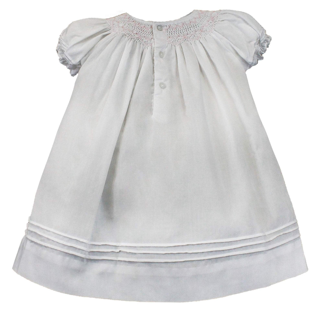 Daygown with Heart Smocking &amp; Pearls