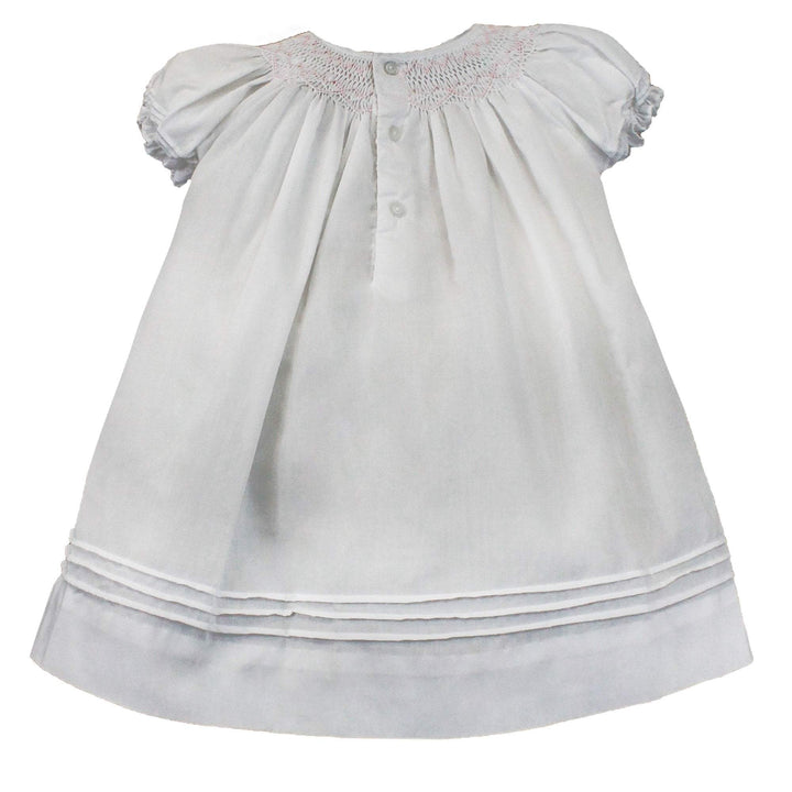 Daygown with Heart Smocking &amp; Pearls
