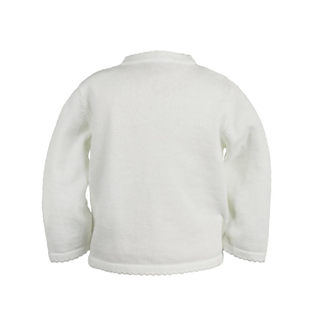 Scalloped Edge Cardigan Sweater